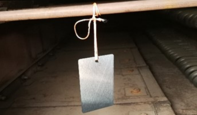 coupon vérification corrosion